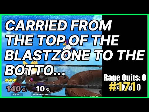 Carried from the top of the blastzone to the ... | Smash Melee Highlights