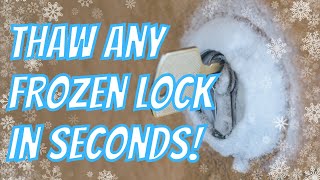 SOLVED! How to Thaw ANY FROZEN LOCK in Seconds!