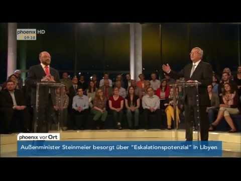 Europawahl - Rededuell (Ausschnitte): Schulz und Juncker vom 20.05.2014