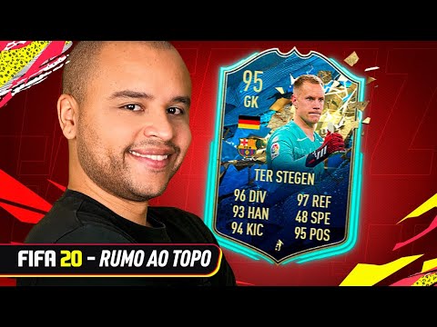 O TER STEGEN é um MONSTRO desse joguinho! 😱 - EP. #201 - Rumo ao Topo | FIFA 20 UT