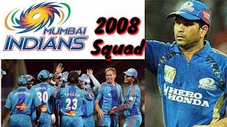Mumbai Indians Squad 2008 | IPL 2008 | Mi squad | DLF IPL | all about cricket Only |