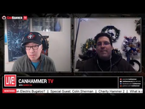 Dec 23 - CanHammer TV LIVE!  Charity Hammer 2 with Colin Sherman