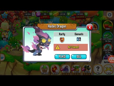 How to get Hades Dragon, How to hatching Hades Dragon in Dragon City