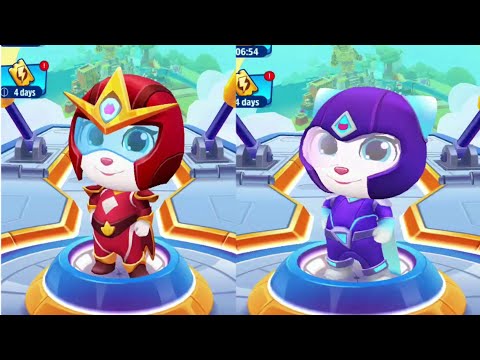 Talking Tom Herodash-Fire Arrow Angela vs Arctic Angela