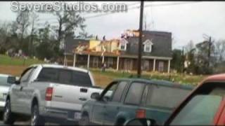 preview picture of video 'Auburn and Salem Alabama Tornado Damage'
