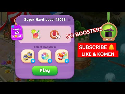 GARDENSCAPES SUPER HARD LEVEL 12032 NO BOOSTERS | MARI MAIN BERSAMA