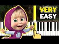 Masha And The Bear VERY EASY Piano Tutorial