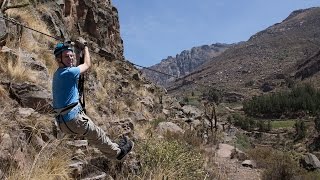 preview picture of video 'Colca Zip-Lining: Meet the Monster!'