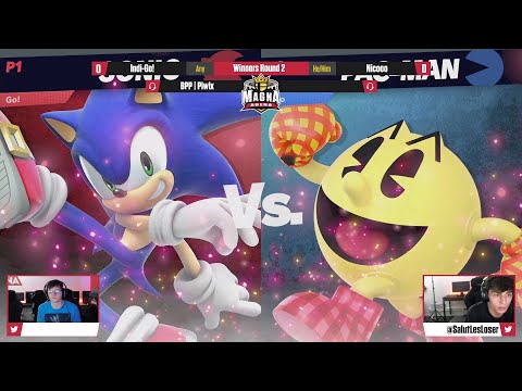 Magna Arena #64 Winners Round 2 - Indi-Go! (Sonic) Vs. Wミ | Nicooo (Pac-Man)