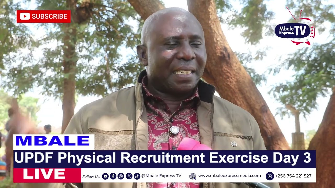 Bududa District Chairman gives his observation on UPDF Physical Recruitment Exercise 
