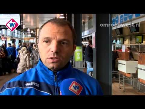 Maurice Steijn vlak voor vertrek naar trainingskamp