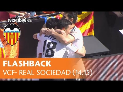 Valencia CF Flashback: Remember all goals against Real Sociedad in Liga 14.15
