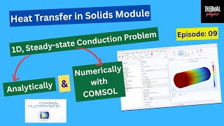 1D, Steady-State Conduction Problem | Heat Transfer in Solids Module | COMSOL Multiphysics