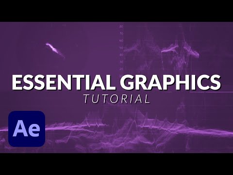 How The NEW Essential Graphics Works in After Effects Tutorial