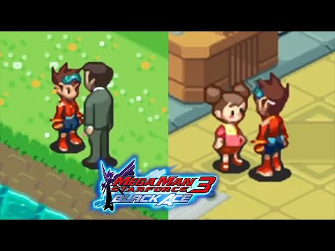 All Echo Ridge's Side Quests! Mega Man Star Force 3 Black Ace Post Game