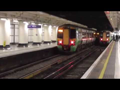 London Victoria Railway Station - Friday 23rd January 2015 Video