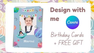 Making Birthday Cards in Canva and uploading them to Zazzle for sale  +FREE GIFT