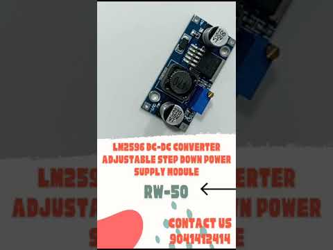 Lm2596 Dc-Dc Buck Converter Adjustable Step Down Power Supply Module
