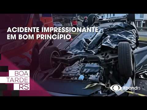 Acidente impressionante em Bom Princípio