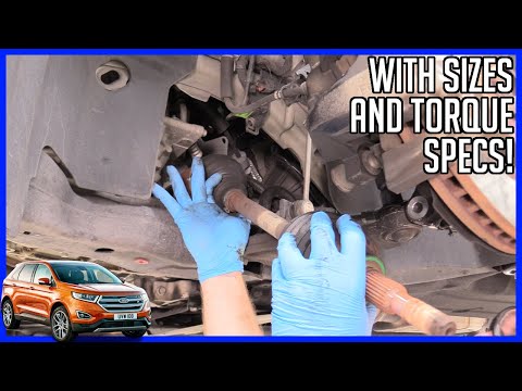 How to Replace Front CV Axle Ford Edge 2.0L 2015-2023 | Sizes and Torque Specs!