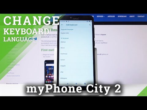 How to Change Keyboard Language in myPhone City 2 – Keyboard Settings