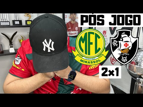 ASSUSTADOR : MIRASSOL 2x1 VASCO | POS JOGO DO DIEGUINHO 