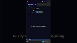 Print every 2nd char of string  #coding #python #programming 