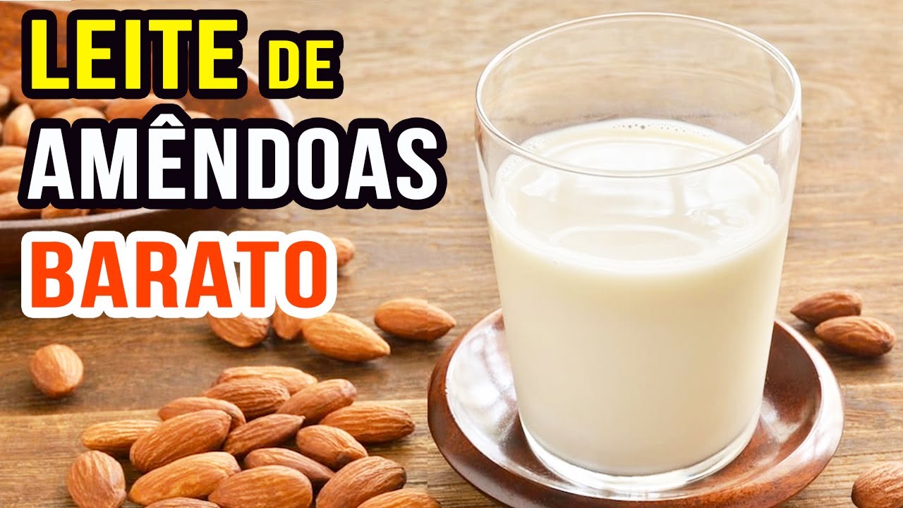 Watch Now LEITE de AMÊNDOAS Caseiro - FÁCIL, MAIS BARATO, CREMOSO e RÁPIDO LEITE de AMÊNDOAS Caseiro - FÁCIL, MAIS BARATO, CREMOSO e RÁPIDO