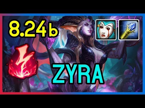 ELECTROCUTE ZYRA SUPPORT 8.24b - GRANDMASTER - League of Legends
