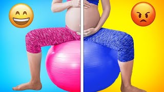 Good Pregnant Vs Bad Pregnant || Smart Pregnant Hacks & Funny Moments