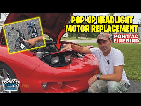 How To Replace A Pop-Up Headlight Motor - Pontiac Firebird (Andy’s Garage: Episode - 358)