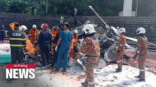 Two Malaysian navy helicopters crash, killing 10