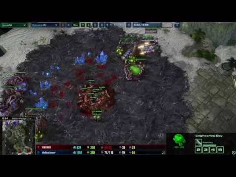 TvZ 2 base all in roach ravager, how to defend