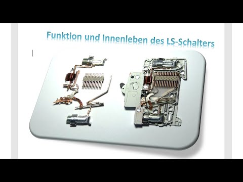 Miniature circuit breaker interior and functionality / electrical engineering / MCB