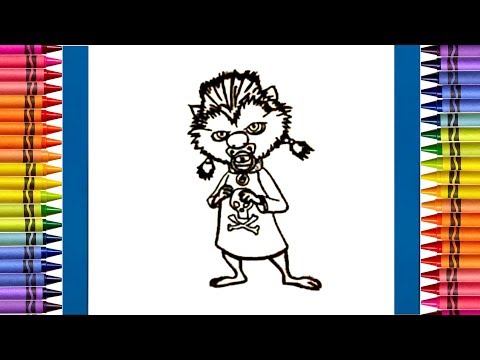 The Coloring Couple Presents:Winnie from Hotel Transylvania | How to Color