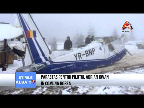 PARASTAS PENTRU PILOTUL ADRIAN IOVAN IN COMUNA HOREA