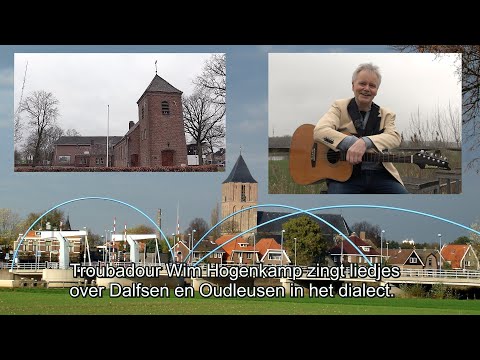 Troubadour Wim Hogenkamp zingt 2 liedjes in de streektaal