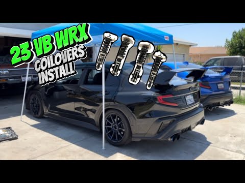 2022+ WRX VB BC Coilovers install!