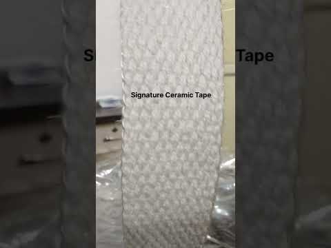Color: white signature ceramic fiber tape