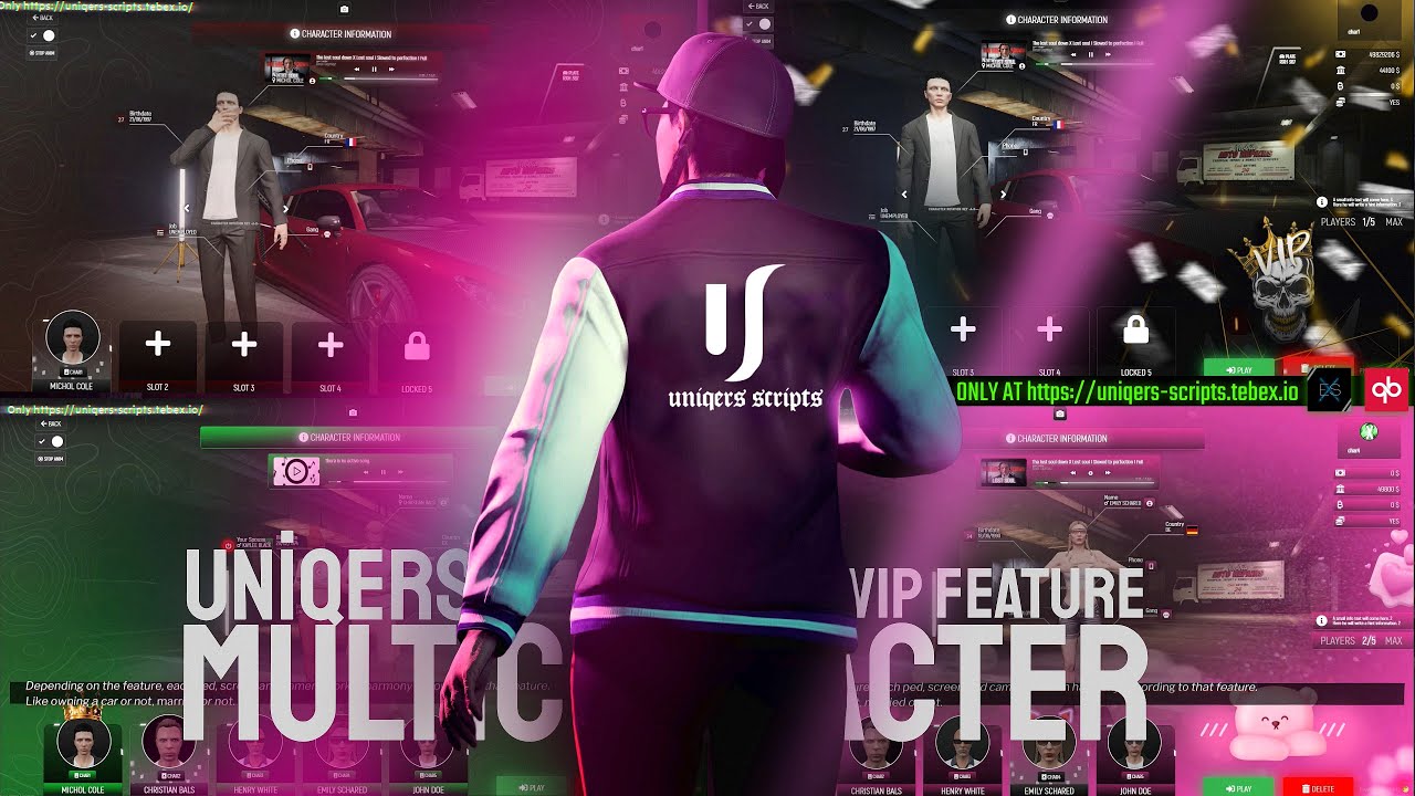 Advanced Multicharacter VIP Feature Extreme Detail - uniqers-multicharacter #esx #qbcore #multicharacter thumbnail 2