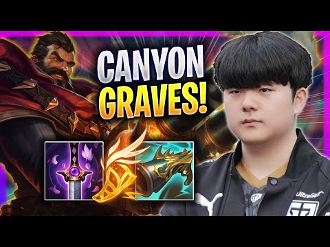 CANYON PERFECT GAME WITH GRAVES! - GEN Canyon Plays Graves JUNGLE vs Xin Zhao! | Season 2023