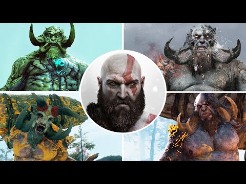 God of War 4 - All Troll Bosses