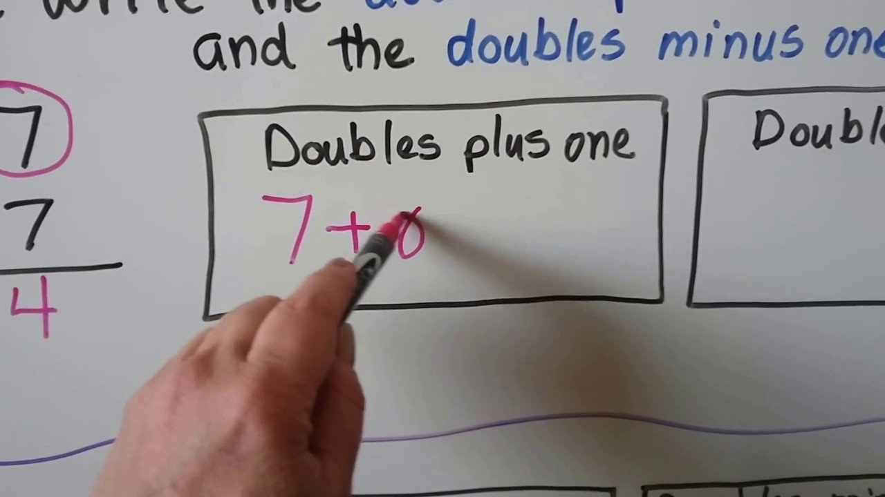 Grade 1 Math 3.5, Doubles plus 1 & Doubles minus 1