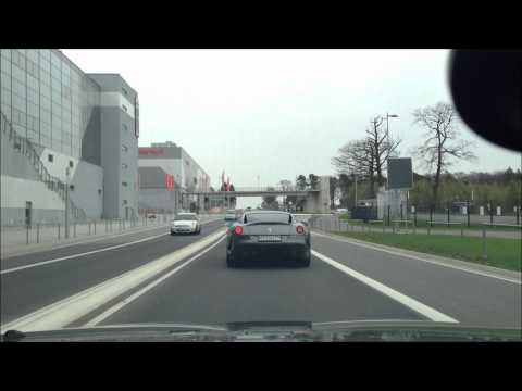 Ferrari 599 GTO SOUND! Accelerations, Downshifts! Nürburgring