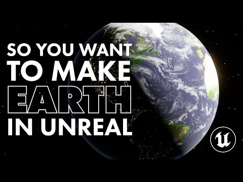 How to make EARTH in unreal 5.2 - UPDATED #earth #unrealengine
