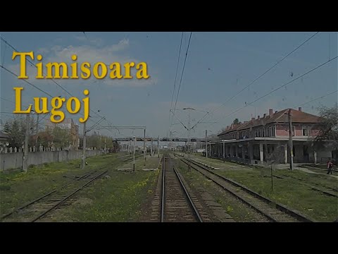 TIMISOARA-LUGOJ Cab view-Train-Dalla Cabina-En cabine-Trenler-Trenes-Tog-Mozdony-Vonat ksi wwe