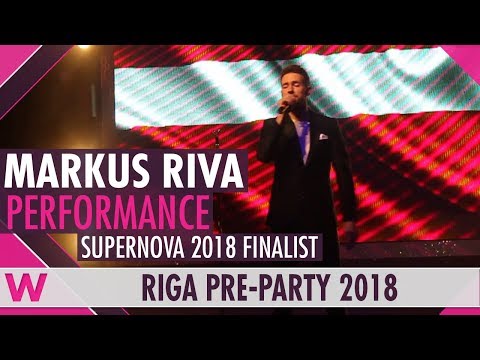 Markus Riva "Lights On" (Dziesma 2014) LIVE @ Eurovision Pre-Party Riga 2018
