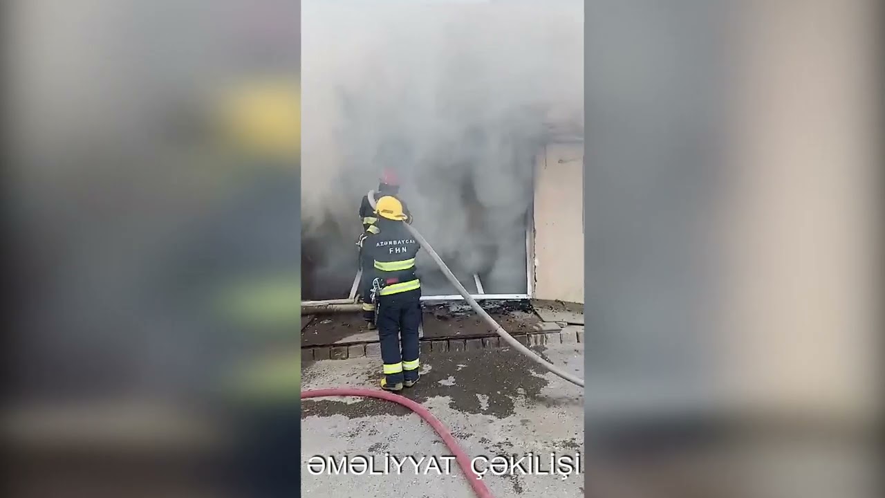 Yasamaldakı yanğın söndürüldü VİDEO