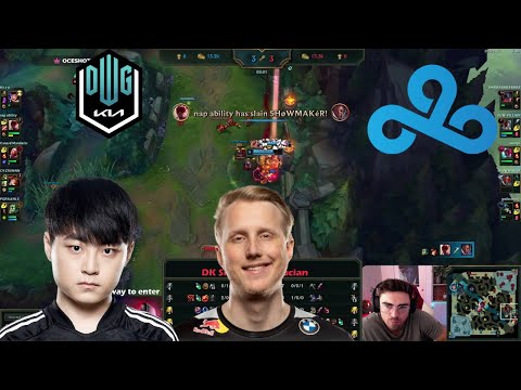 C9 Zven vs DK ShowMaker 3v3 Bot Lane Dive!! - Midbeast Tracking The Pros!