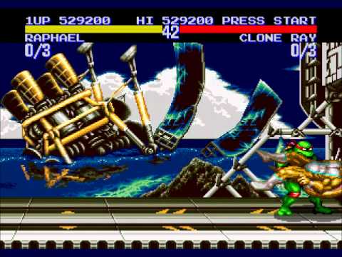 teenage mutant ninja turtles tournament fighters genesis